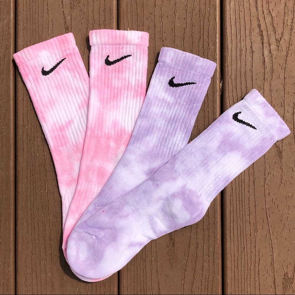 nike tie dyed socks!